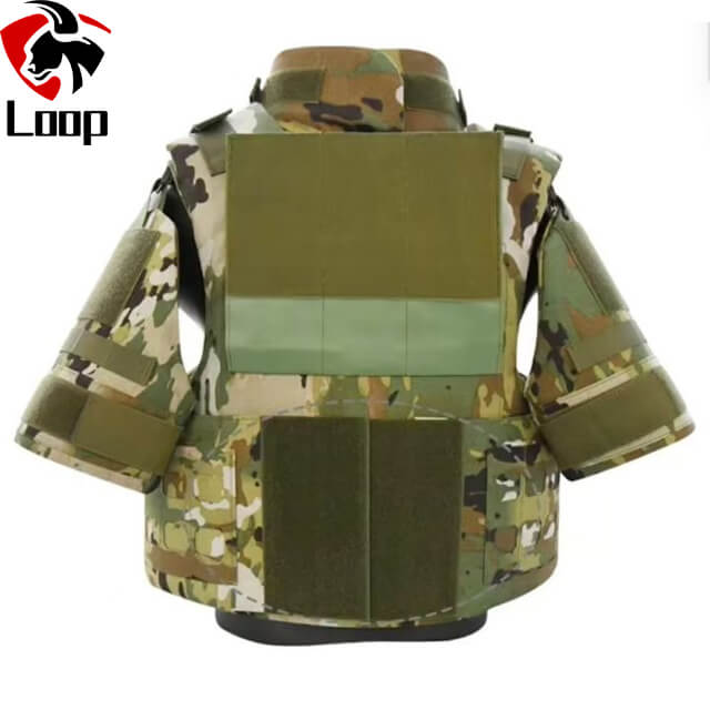 Military Camouflage Tactical Full Protection Polyester Bulletproof Vest On Sale