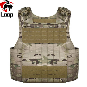 Camouflage Nylon Chaleco Tactico Combat MOLLE Plate Carrier Tactical Vest