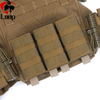 1000D Built In Splint 5.56 Adaptation MOLLE Tactics Three Chamber Clip Attached Tandem Bag