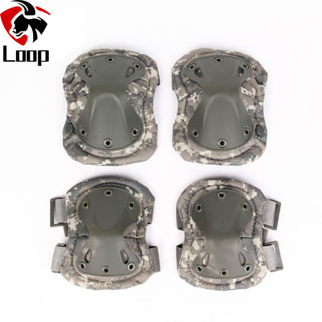 Wear Resistant Sturdy Protect High Quality Tactical Knee Pads Set of Four Pieces