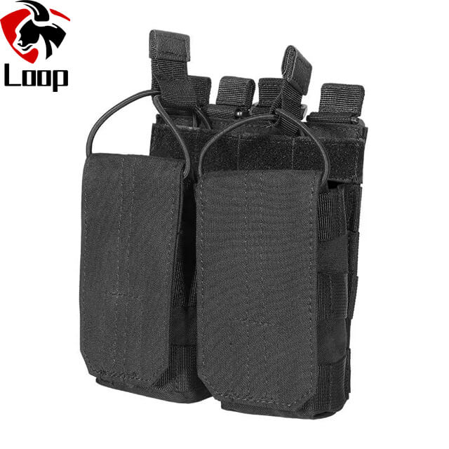 Tactical War Game Outdoor Rifle Double Magazine Bag