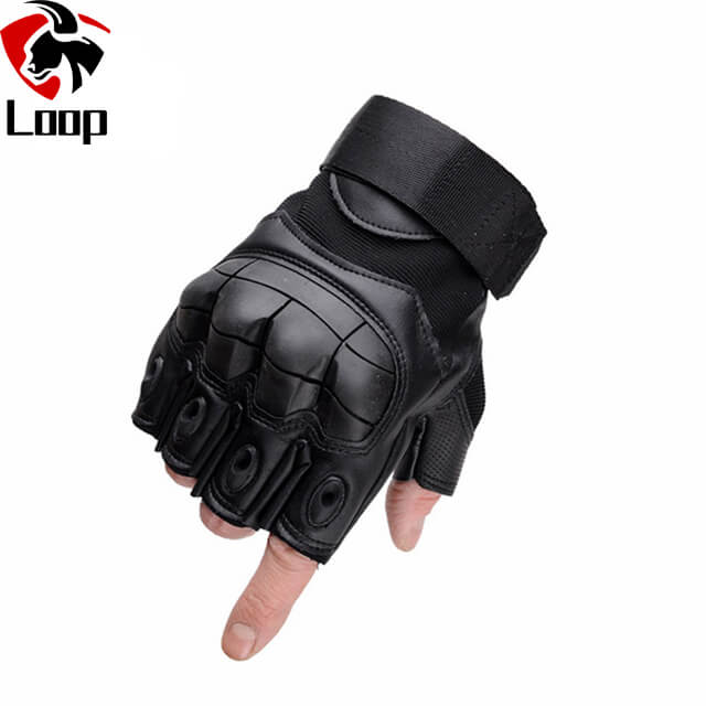 Sturdy Protection Outdoors Black Durability Tactical Gloves