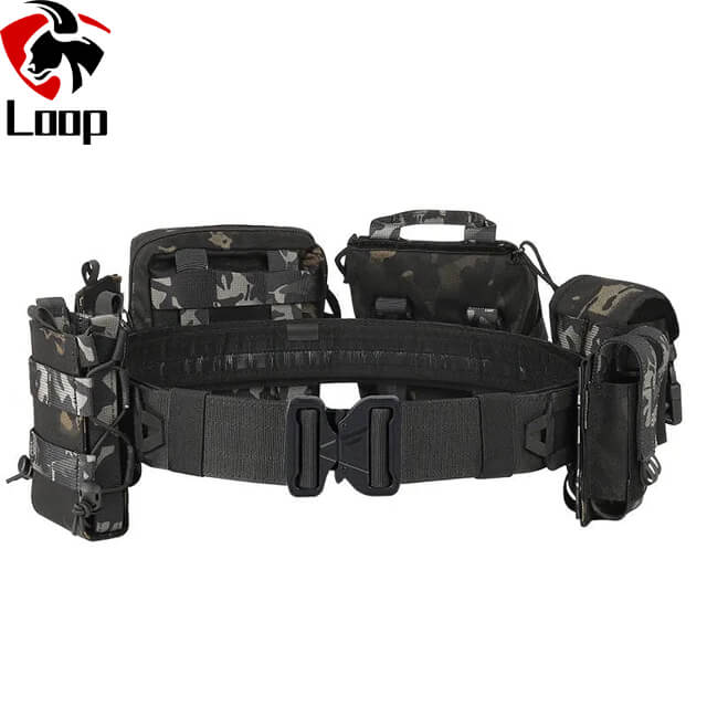 Special Team Battlefield Action Removable Adjustable Black Tactical Belt