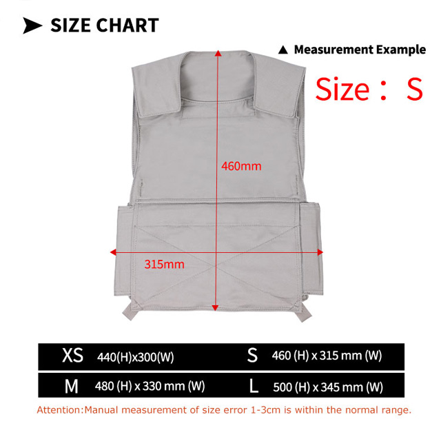 Lightweight Covert Ballistic Vest for Training and Patrol Duty